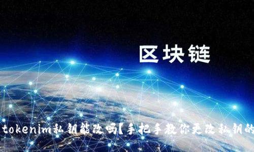 马上tokenim私钥能改吗？手把手教你更改私钥的方法